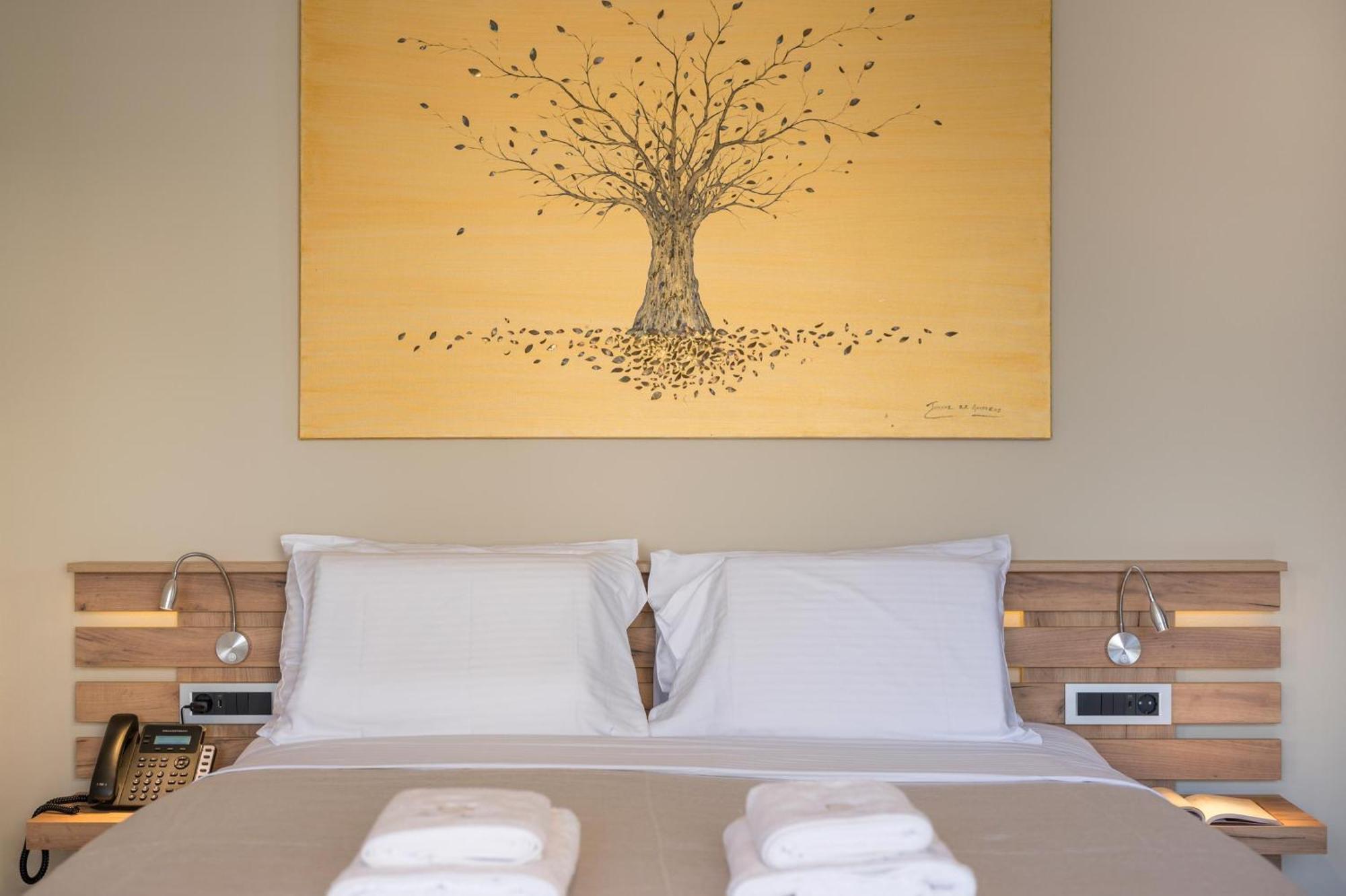 Sun Ray Luxury Apartments Agia Marina Pokoj fotografie